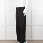 Me + Em Black Polka Dot Wide Leg Trousers