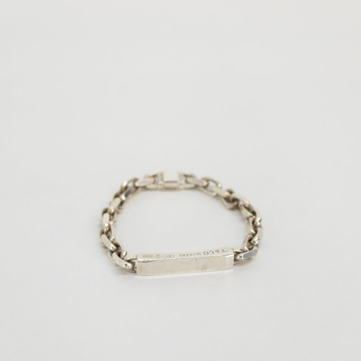 Tiffany & Co Sterling Silver Makers I.D Chain Bracelet