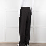Me + Em Black Polka Dot Wide Leg Trousers