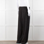 Me + Em Black Polka Dot Wide Leg Trousers
