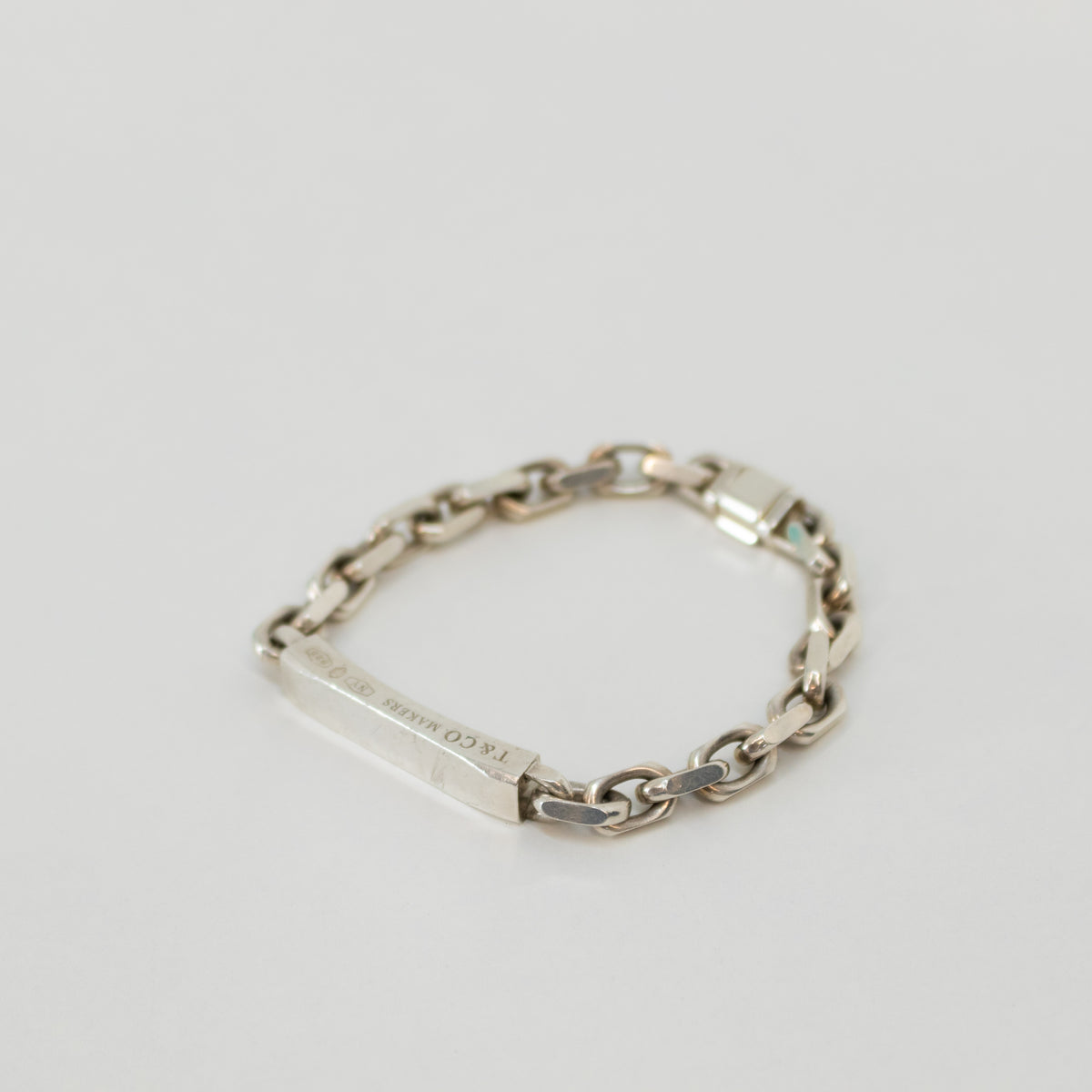 Tiffany & Co Sterling Silver Makers I.D Chain Bracelet
