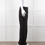 Me + Em Black Polka Dot Wide Leg Trousers