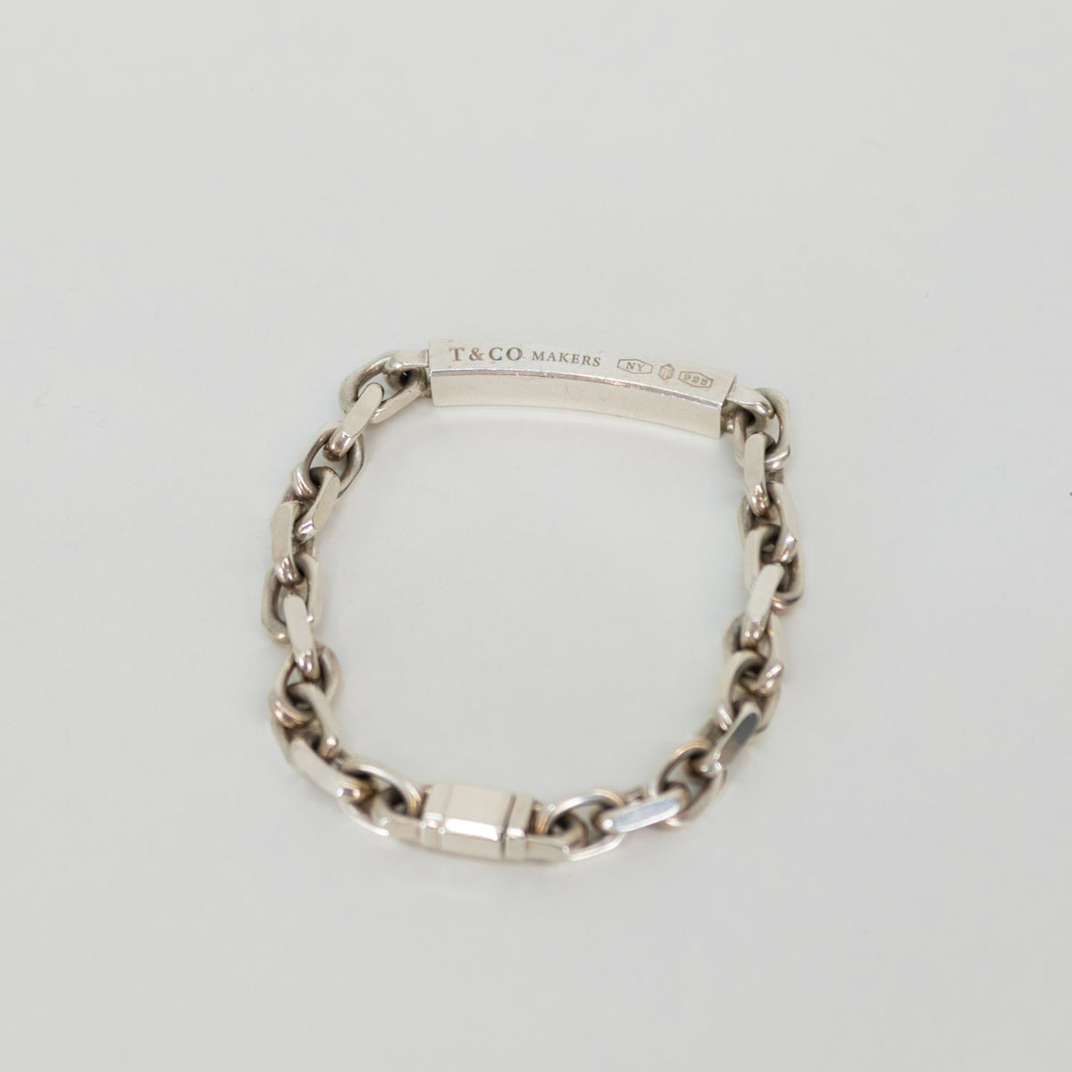 Tiffany & Co Sterling Silver Makers I.D Chain Bracelet