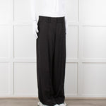 Me + Em Black Polka Dot Wide Leg Trousers
