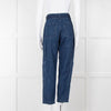 J Brand Blue High Waisted Belted Jeans