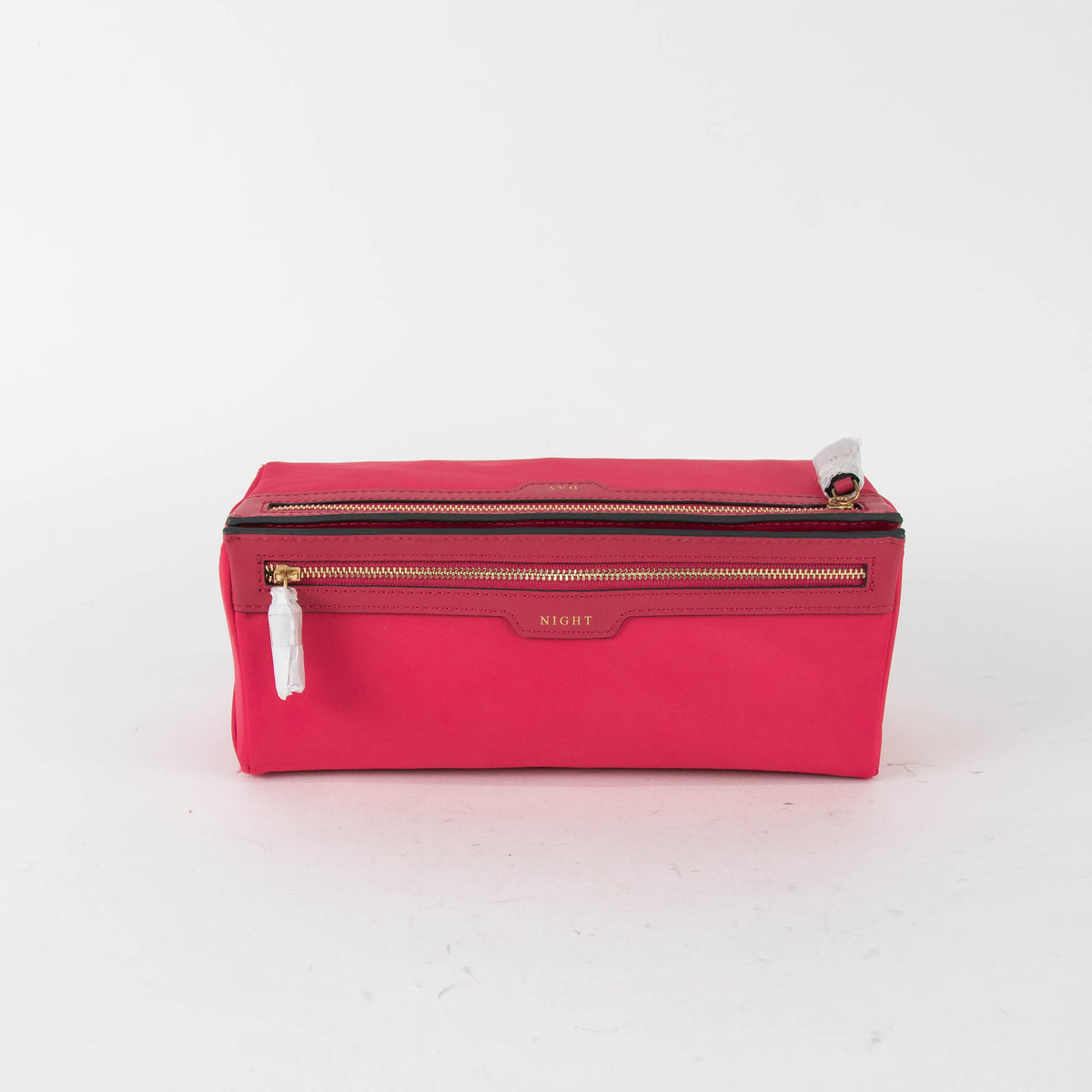 Anya Hindmarch Pink Square Travel Toiletries Bag