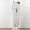 Claudie Pierlot Grey Black Thread Detail Denim Trousers