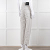 Claudie Pierlot Grey Black Thread Detail Denim Trousers