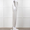 Claudie Pierlot Grey Black Thread Detail Denim Trousers