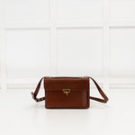 Dries Van Noten Brown Leather Flap Bag