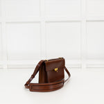 Dries Van Noten Brown Leather Flap Bag
