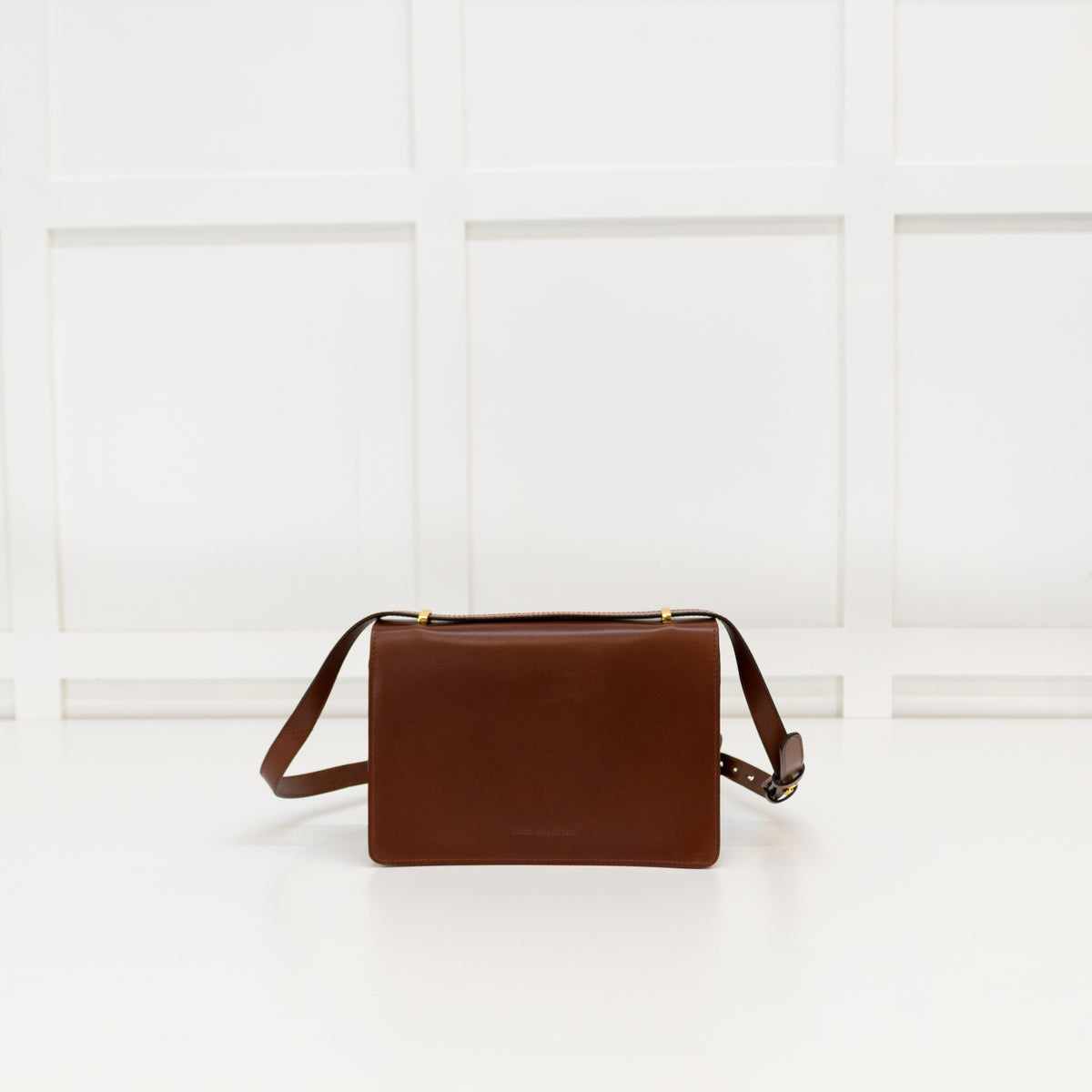 Dries Van Noten Brown Leather Flap Bag