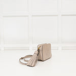 Anya Hndmarch Grey Smiley Face Crossbody Bag
