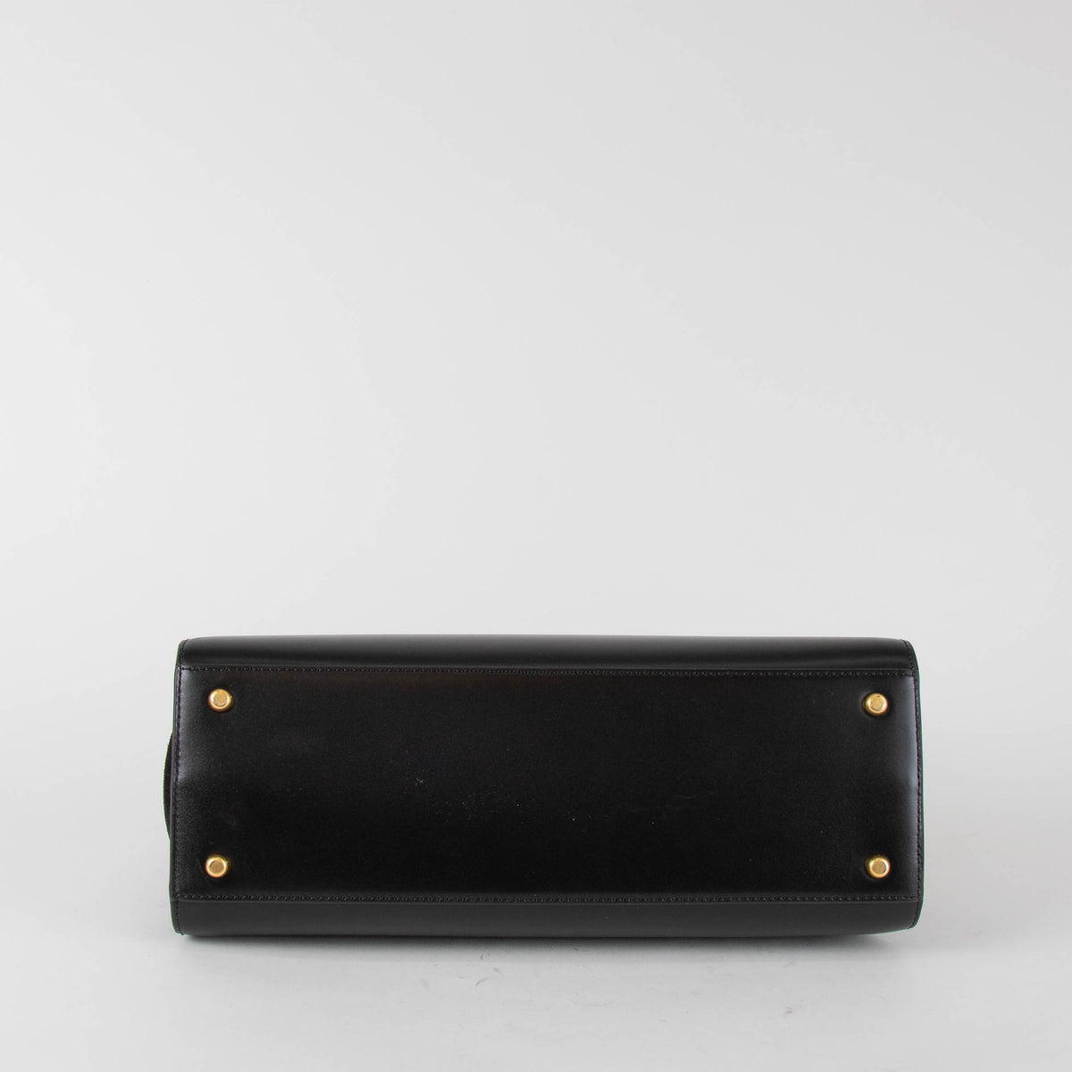 Tory Burch Eleanor Satchel in Black Leather & Suede