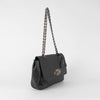 Mulberry Black Glossy Goat Leather Medium Lily Bag