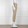 Isabel Marant Etoile Olive Green Cotton High Waisted Trousers
