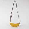 Anya Hindmarch Yellow Banana Raffia Crossbody Bag