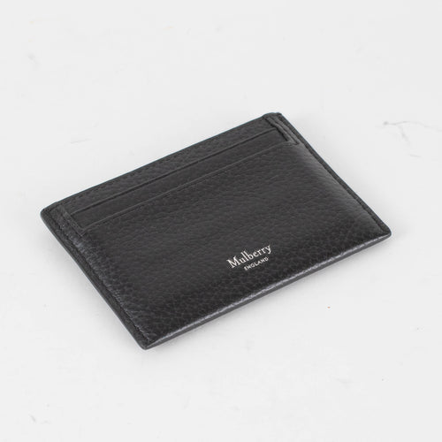 Mulberry Black Grained Leather Card Holder