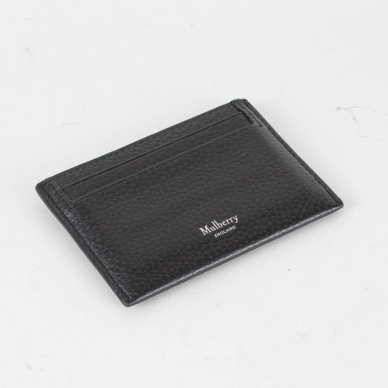 Mulberry Black Grained Leather Card Holder
