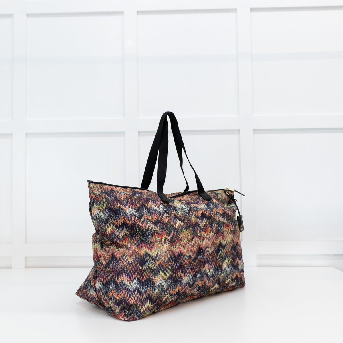 Tumi x Missoni Nylon Tote Bag with Storage and Tech Pouch
