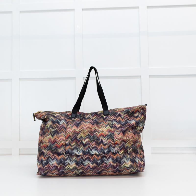 Tumi x Missoni Nylon Tote Bag with Storage and Tech Pouch