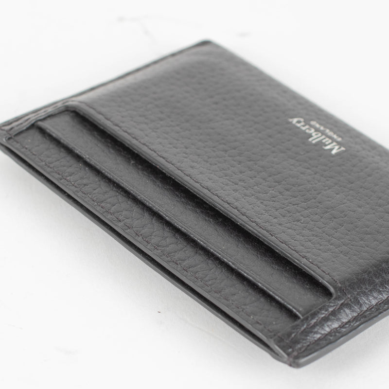 Mulberry Black Grained Leather Card Holder