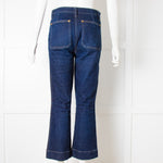 Khaite Blue Jeans With Front Pockets