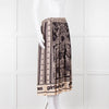 Me369  Black & Beige You Totally Got This Print Skirt