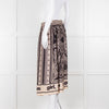 Me369  Black & Beige You Totally Got This Print Skirt