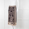 Me369  Black & Beige You Totally Got This Print Skirt
