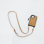 Prada Tan Leather Studded 16 Pro Max iPhone Case