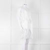 Temperley White Cotton Mix Broderie Anglaise Short Dress With Slip