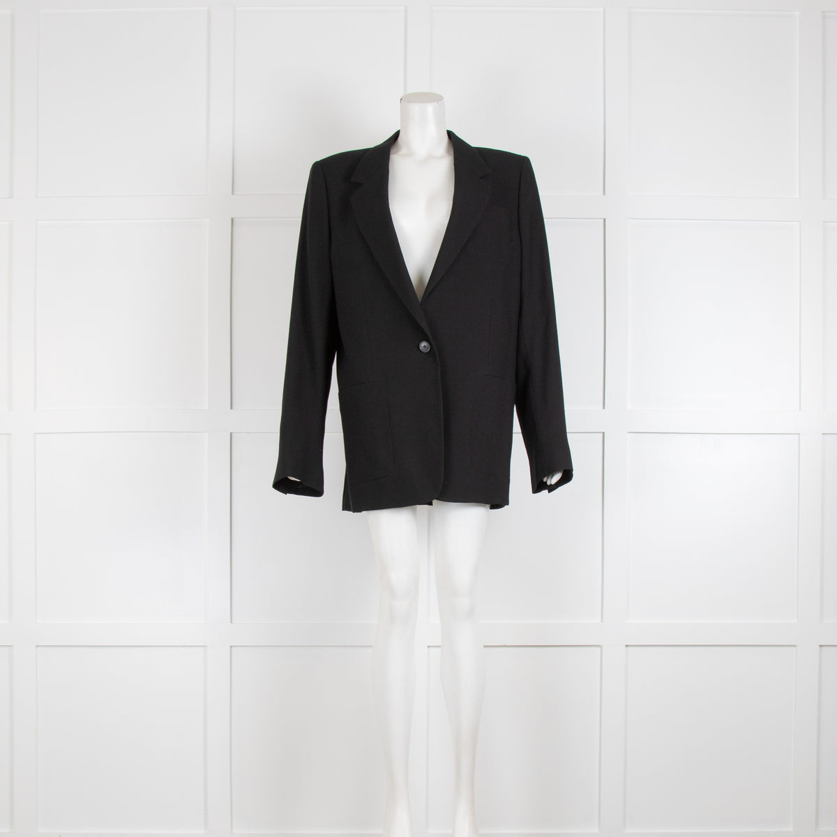 Maison Martin Margiela Paris Black Single Breasted  Blazer