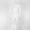 Temperley White Cotton Mix Broderie Anglaise Short Dress With Slip