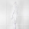 Temperley White Cotton Mix Broderie Anglaise Short Dress With Slip