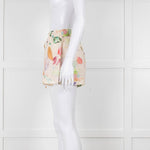 Alemais Linen Shorts with Watercolour Print