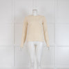 Belstaff Cream Wimbourne Long Sleeve Knit Jumper