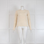 Belstaff Cream Wimbourne Long Sleeve Knit Jumper