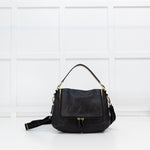 Anya Hindmarch Large Maxi Zip Black Vere Crossbody