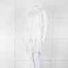 Temperley White Cotton Mix Broderie Anglaise Short Dress With Slip