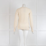 Belstaff Cream Wimbourne Long Sleeve Knit Jumper