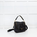 Anya Hindmarch Large Maxi Zip Black Vere Crossbody