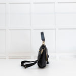Anya Hindmarch Large Maxi Zip Black Vere Crossbody