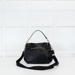 Anya Hindmarch Large Maxi Zip Black Vere Crossbody