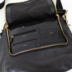 Anya Hindmarch Large Maxi Zip Black Vere Crossbody