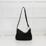 Fendi Black Grain Leather Vintage Cross Body bag