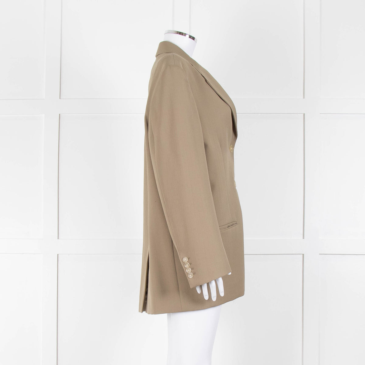 Acne Studios Khaki Oversized Suit Jacket