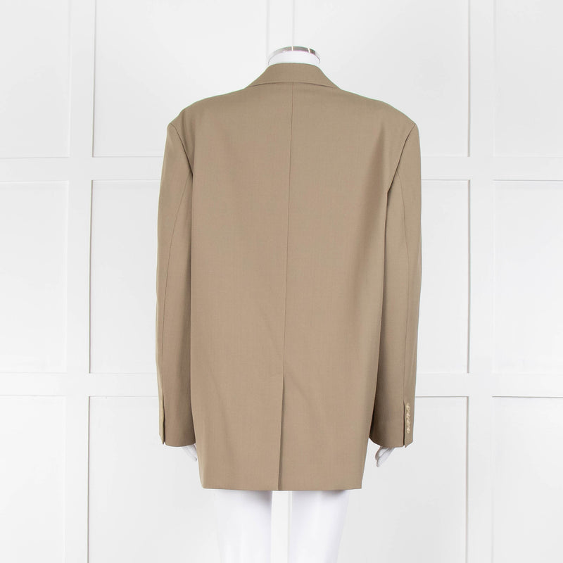 Acne Studios Khaki Oversized Suit Jacket
