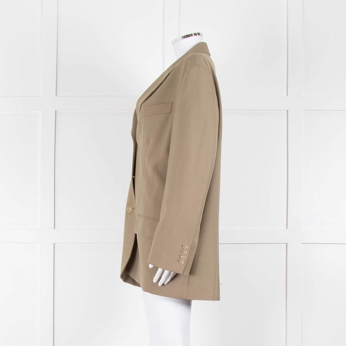 Acne Studios Khaki Oversized Suit Jacket