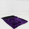 Louise Kennedy Purple Devore Fringed Scarf